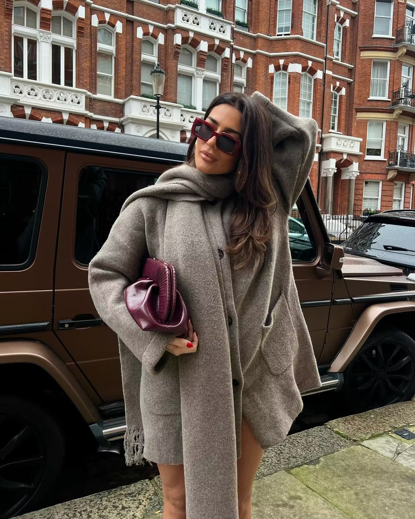 The Oslo Knitted Cape