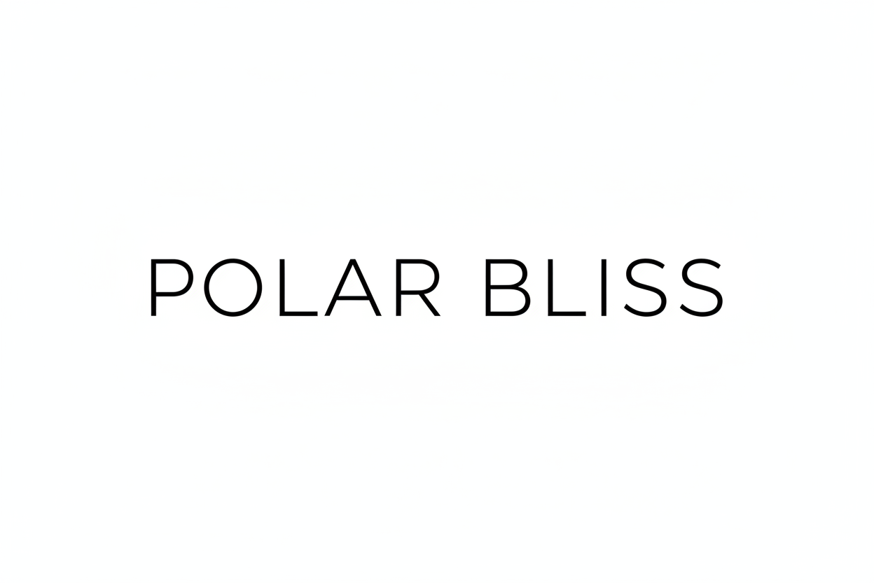 create POLAR BLISS written like ZARA 