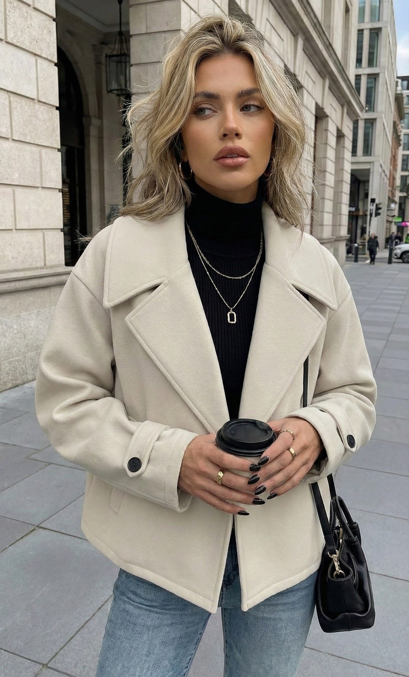 The City Chic Oversized Blazer Coat